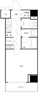 ルーブル三田【5階】の間取り