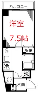 東京都品川区大井4【マンション】の間取り