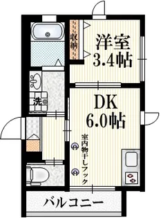 メゾンレアアーイナ【2階】の間取り