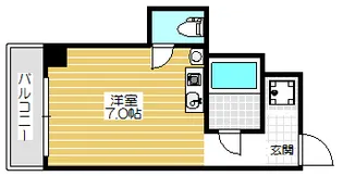 ラインハイツセト【4階】の間取り