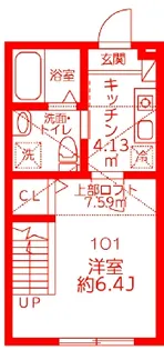 神奈川県大和市深見西2【アパート】の間取り
