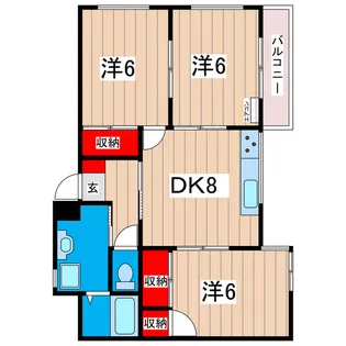 ステイツビル【3階】の間取り