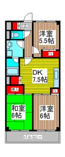 ラ・ティーグル【2階】の間取り