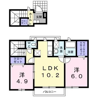 それいゆIII【2階】の間取り