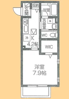 エスポワール【1階】の間取り