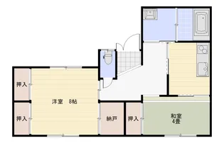 前田ハイツ【1階】の間取り
