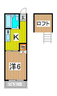 メゾン・ラテール【2階】の間取り