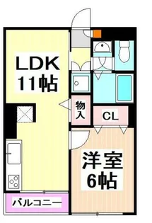 ビューパレス南台【1階】の間取り