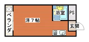 バース近江堂【3階】の間取り