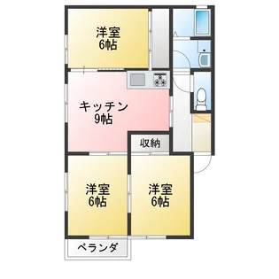 Blue Note【3階】の間取り