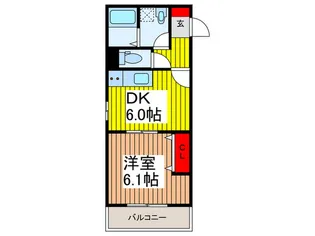 イージスワン【3階】の間取り