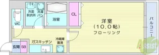 RESIDENZ・S・S【1階】の間取り