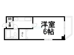 メゾンエスポート【4階】の間取り