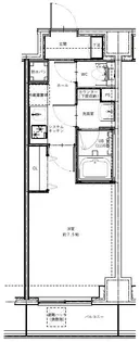 GENOVIA南千住VSKYGARDEN【5階】の間取り