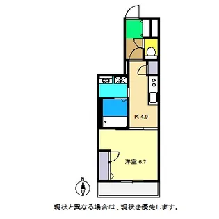 BEREO Ciel II【2階】の間取り