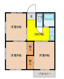 みどり荘【1階】の間取り