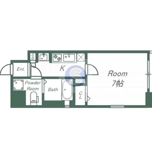 ジュネーゼグラン福島ミラージュ【4階】の間取り