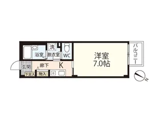 フォブール長楽寺【2階】の間取り