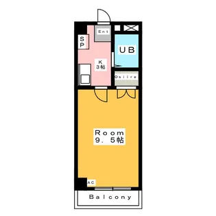 AZALEA2号館【4階】の間取り