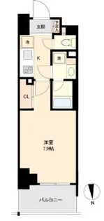 プライマル南砂【10階】の間取り