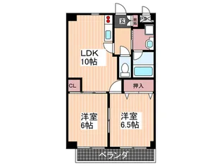 ラフィネ【1階】の間取り