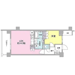 アンビエンテ経堂【4階】の間取り