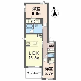 フルオール【1階】の間取り