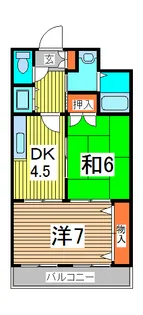 ラ・メール【2階】の間取り