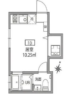 東中野テラス【1階】の間取り