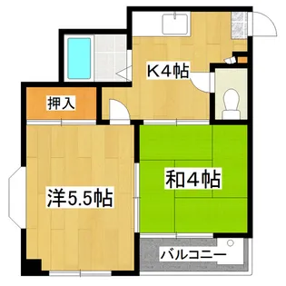 サンリーザ【2階】の間取り