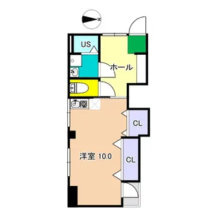 西森ビル(はりまや町)【3階】の間取り