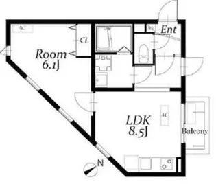 ルマーJ【2階】の間取り