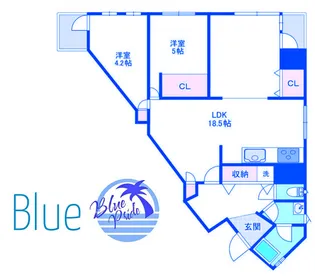メゾン・ド湘南【2階】の間取り