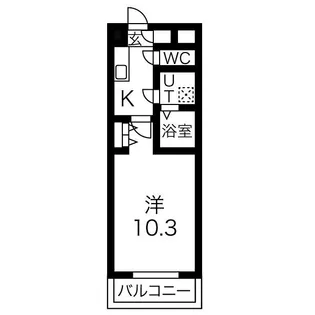 マルシェ・ドミール【1階】の間取り