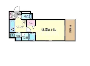 Premium Residence Kyoto【2階】の間取り