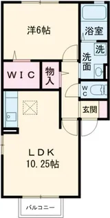 セジュールひまわりII【1階】の間取り