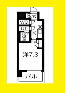 LIVIAZ SHIN-OSAKA Ciel【9階】の間取り