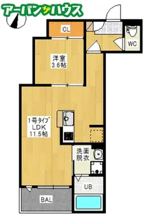 Regalest filo 鹿田本町【1階】の間取り