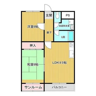 クレスト・フォルム上冨居【3階】の間取り