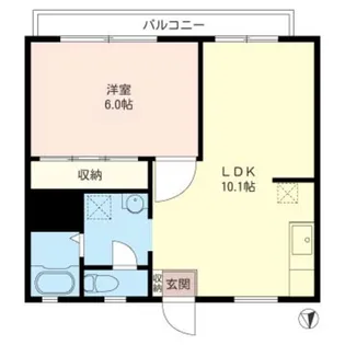 アネックス清瀬【1階】の間取り
