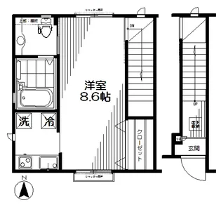 YOU&V【2階】の間取り