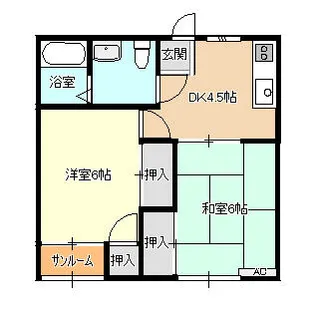 レジデンスR【1階】の間取り