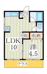 ローレルハイツ【1階】の間取り