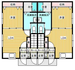 カーサマリン【1階】の間取り