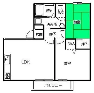 コンフォールYASU【2階】の間取り
