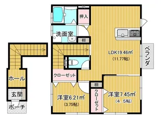 グランツIII【2階】の間取り
