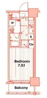 ガーラ横濱関内グランドステージ【2階】の間取り
