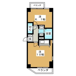 ユーハウス【2階】の間取り