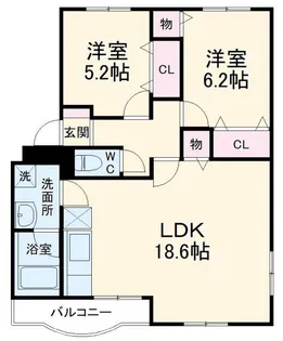 CITY COURT 東町【3階】の間取り