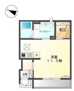 ロートス【1階】の間取り